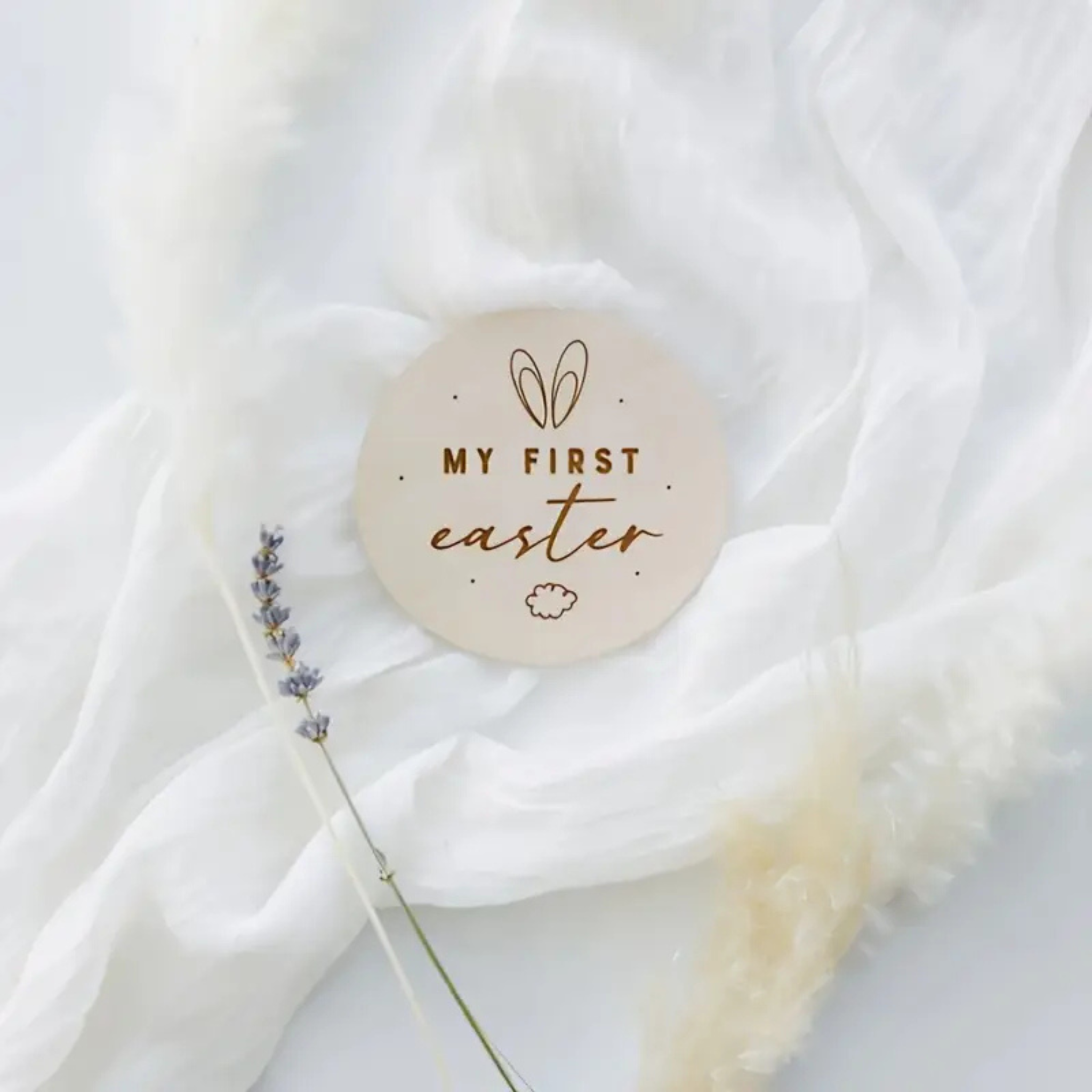 My First Easter Wooden Plaque