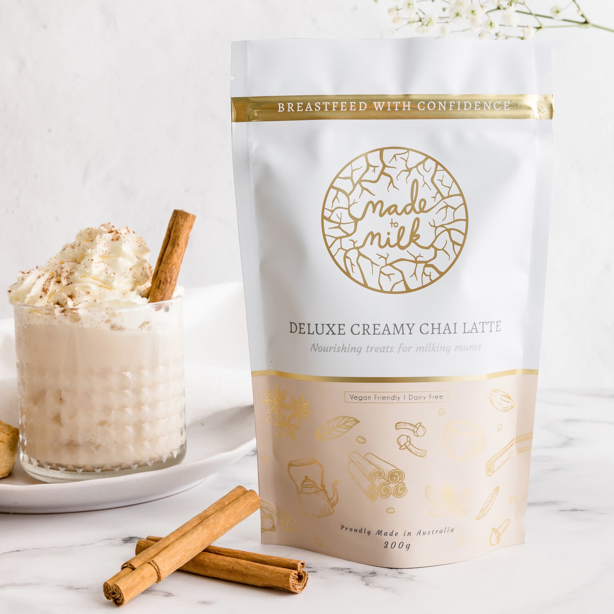 Deluxe Creamy Chai Latte Lactation Drink