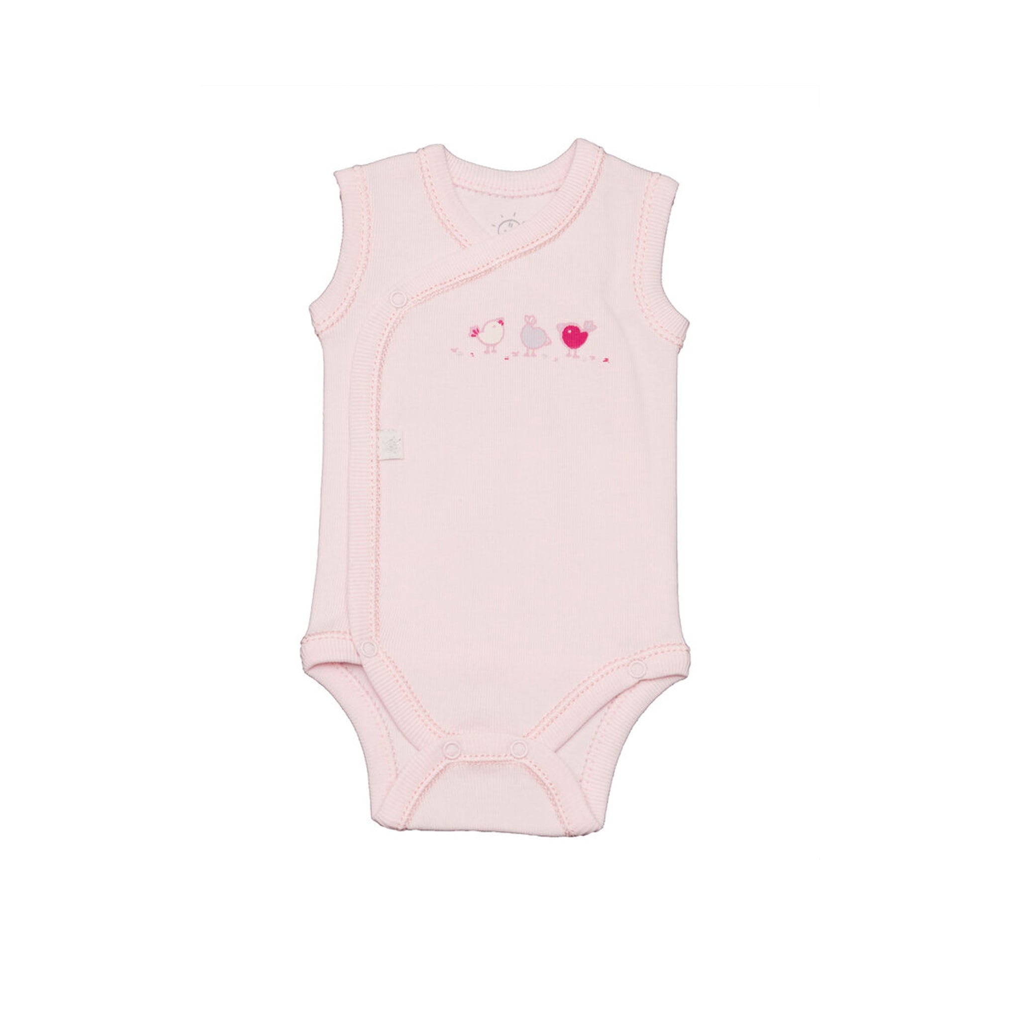 *1 Left* Bird Print Isolette Suit in Pink SALE