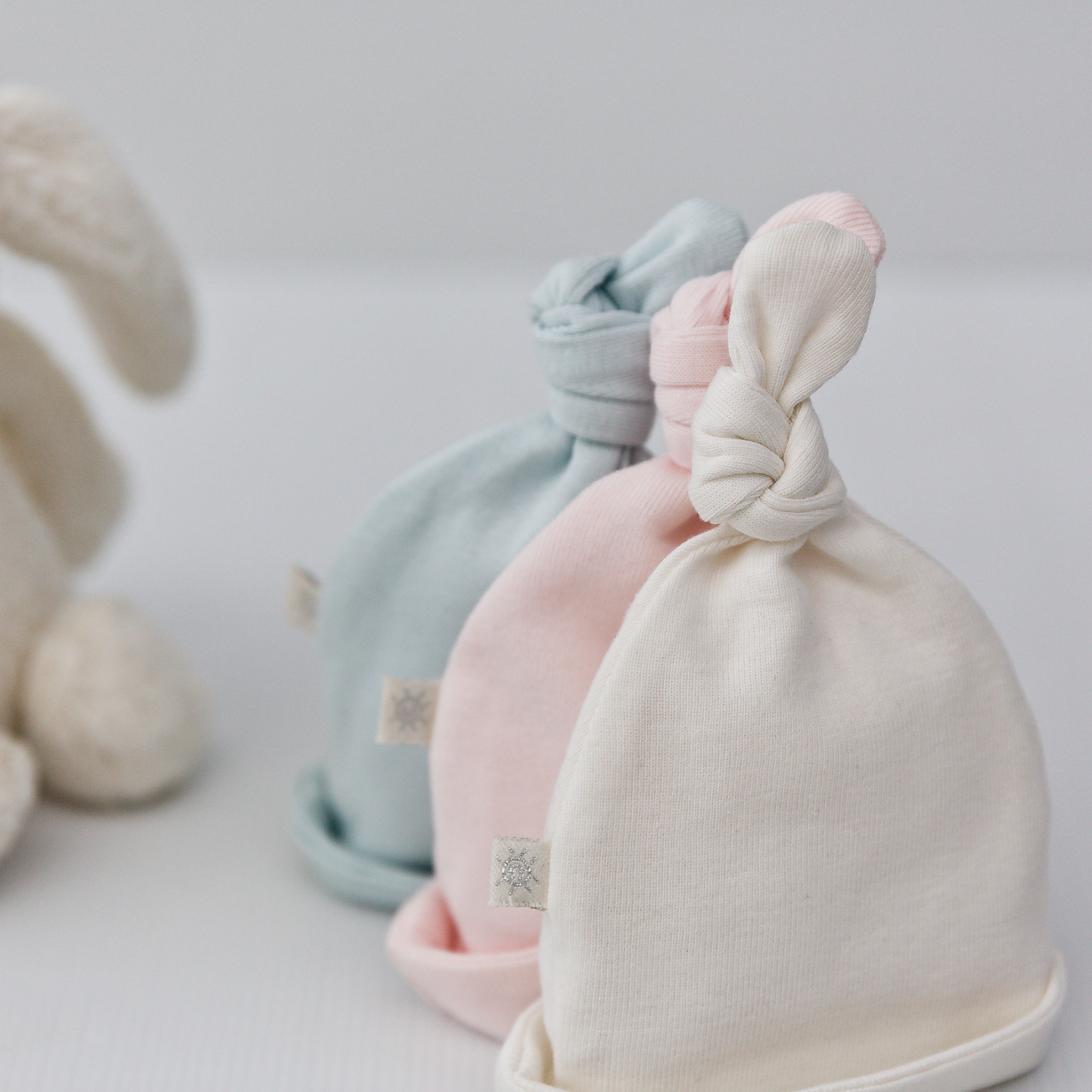Premature & Small Baby Knot Hat in Organic Cotton