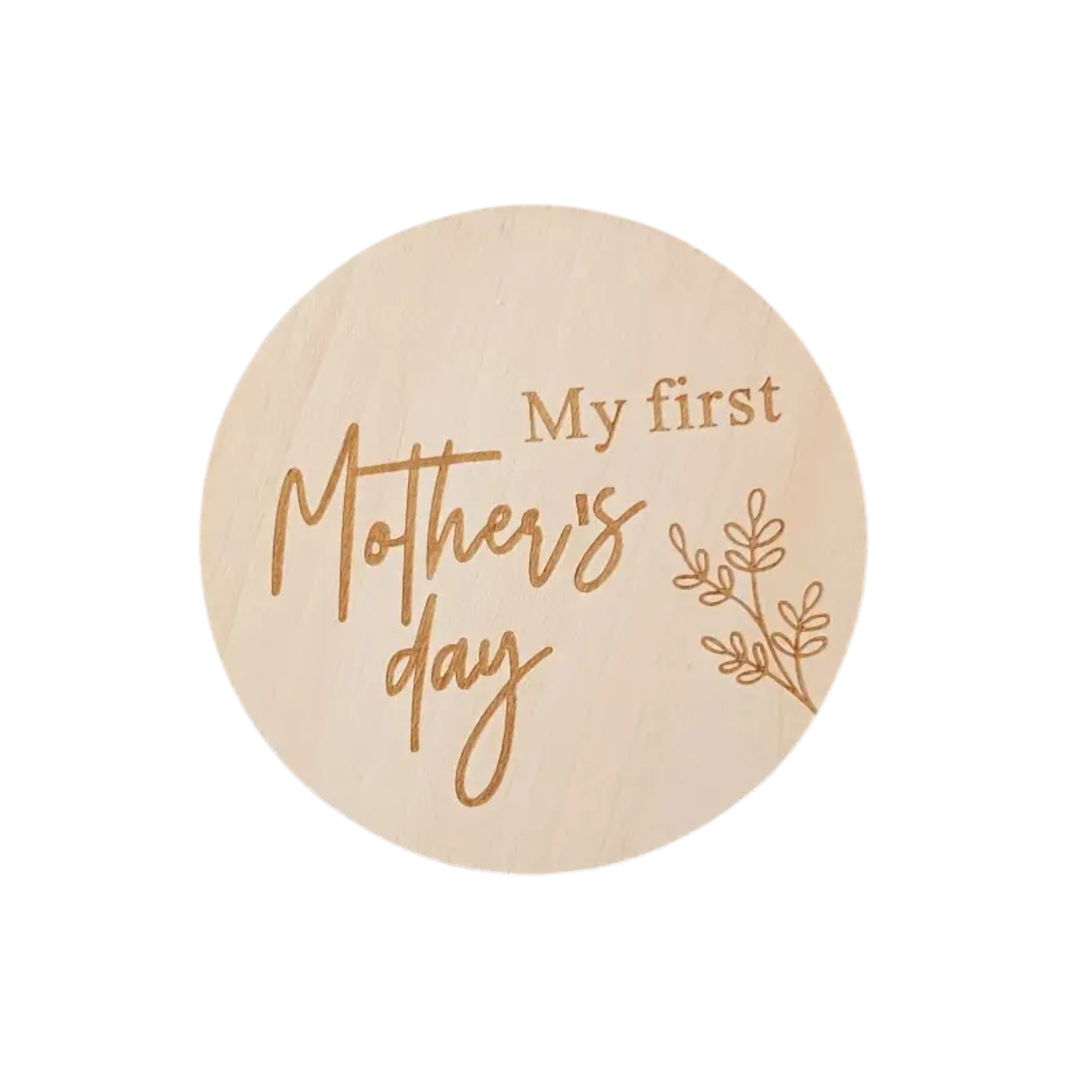My First Mother's Day Wooden Plaque