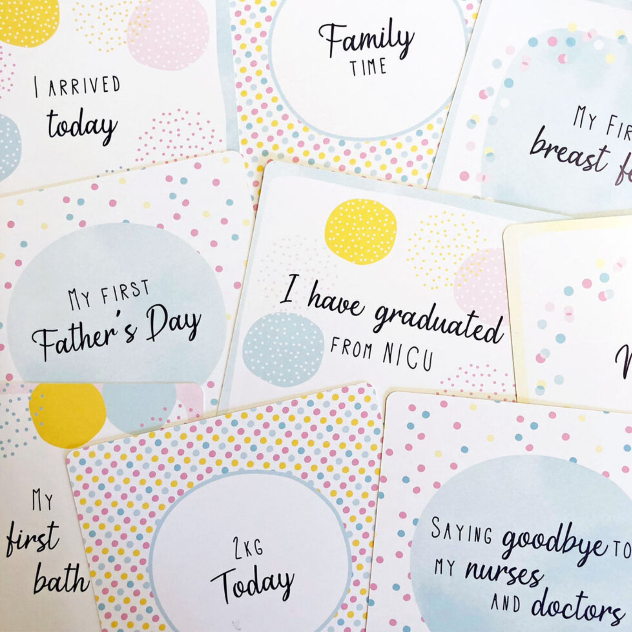 Little Moments Milestone Cards