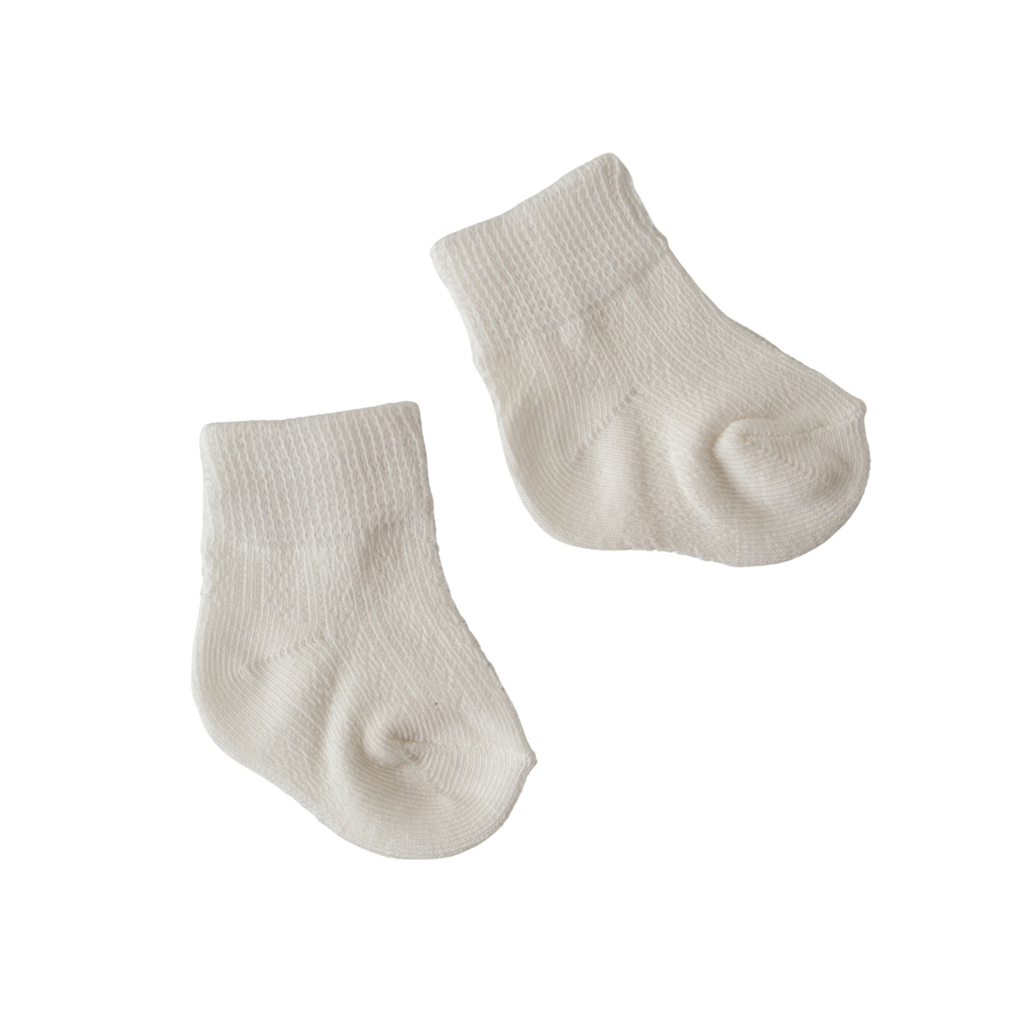 Premature & Small Baby Socks in Pointelle Fabric