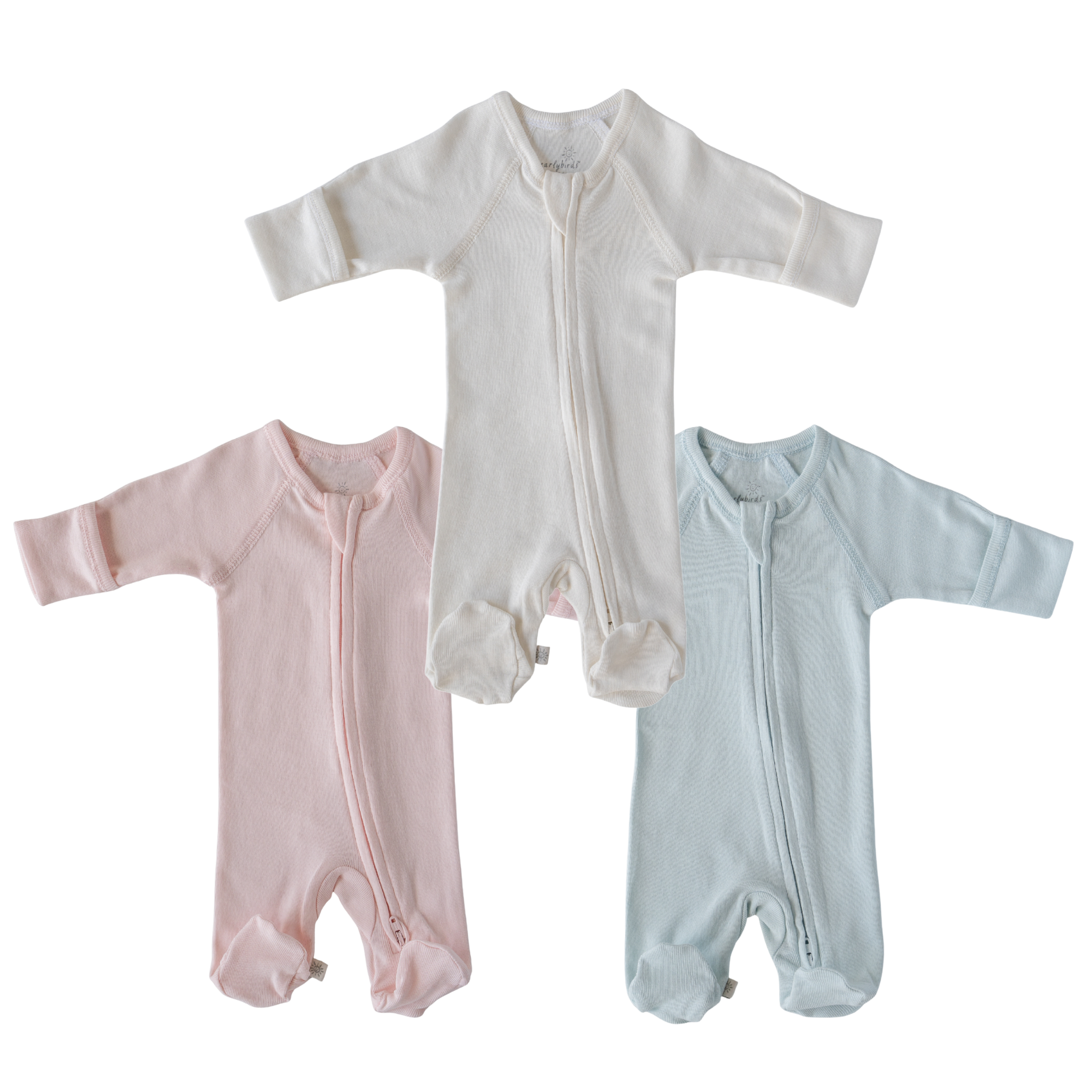 Zip Onesie in Plain Fabric