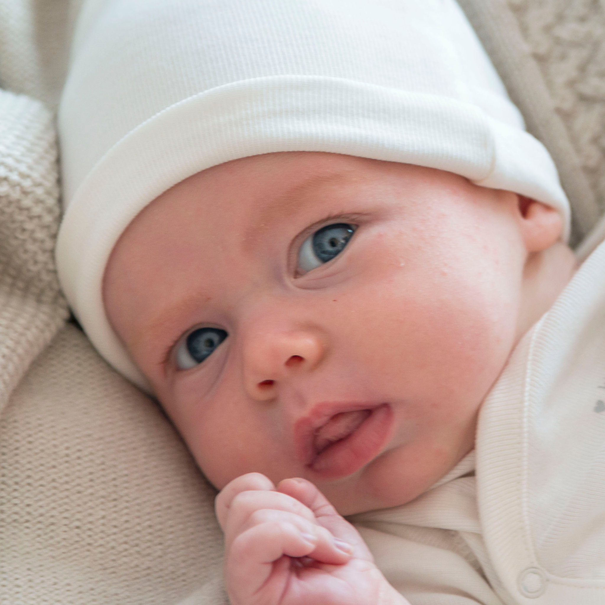 Premature & Small Baby Knot Hat in Organic Cotton