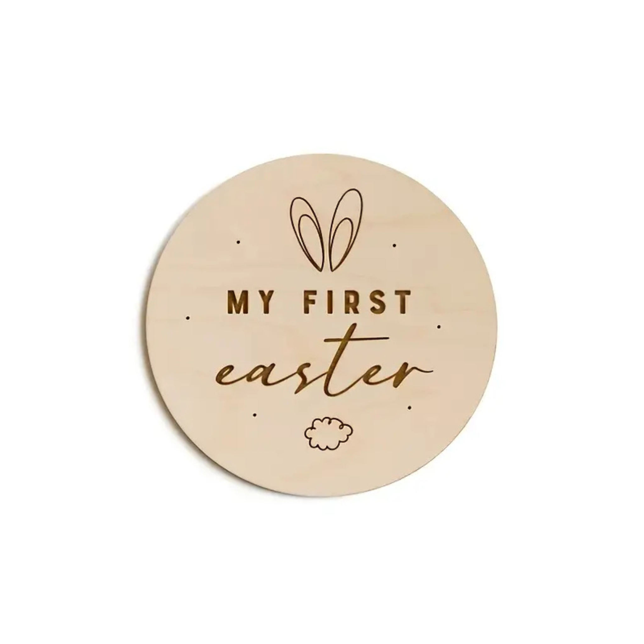 'My First Easter' Wooden Plaque