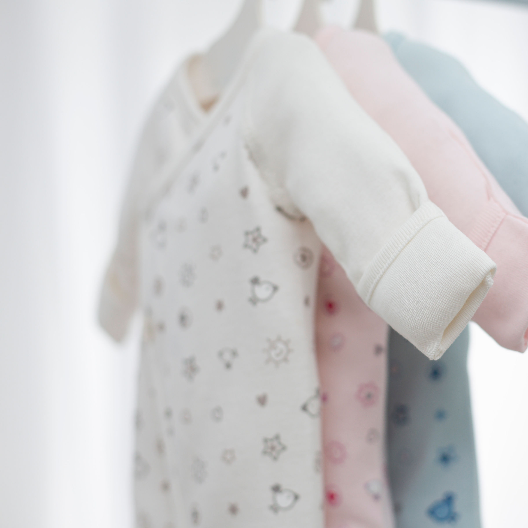 *1 left!* All Over Print Onesie in Ivory SALE