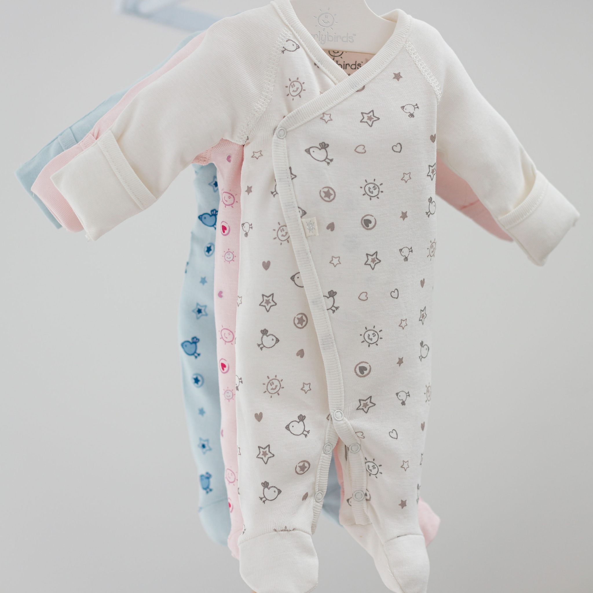 *1 left!* All Over Print Onesie in Ivory SALE