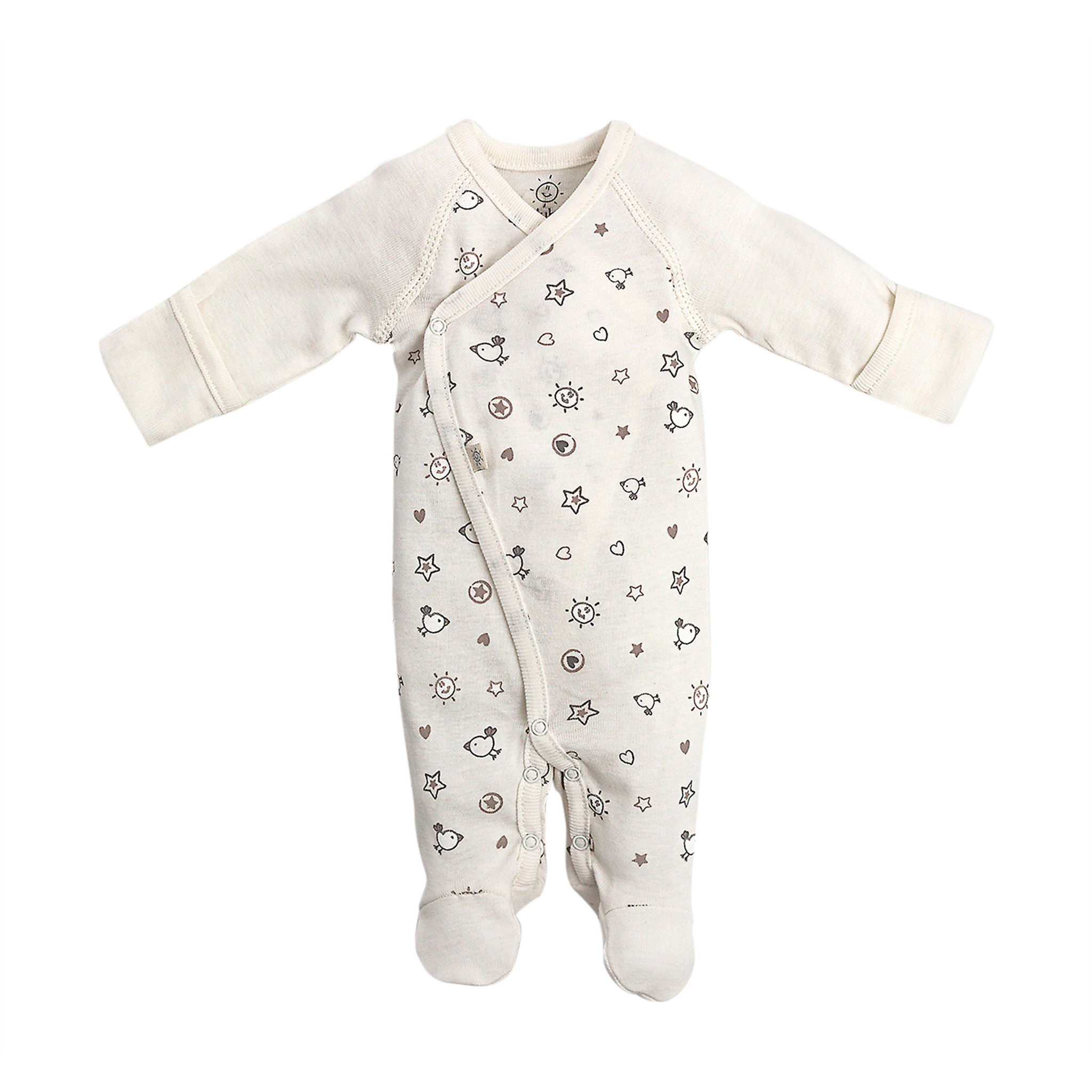 *1 left!* All Over Print Onesie in Ivory SALE