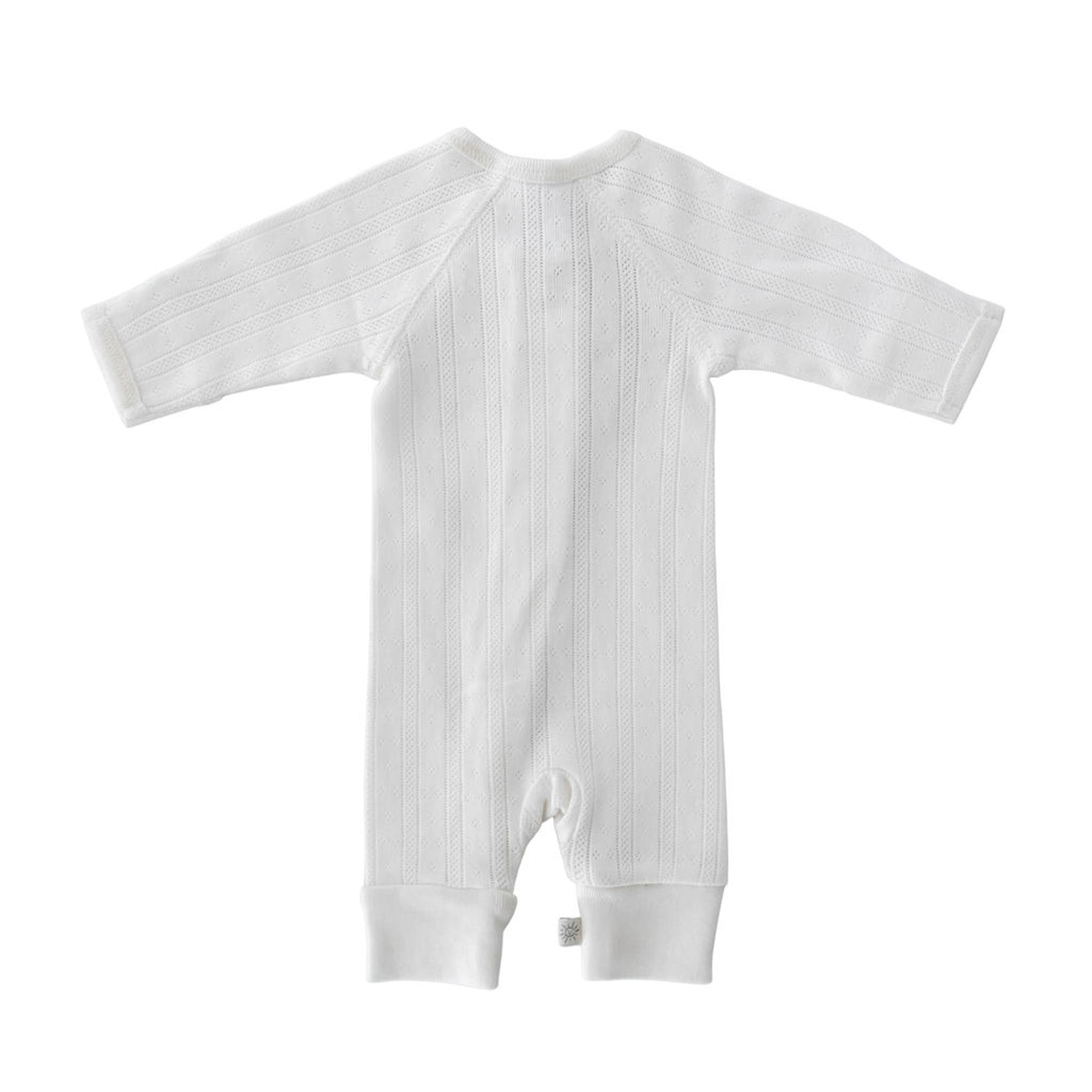 Pointelle Zip Jumpsuit - Unisex