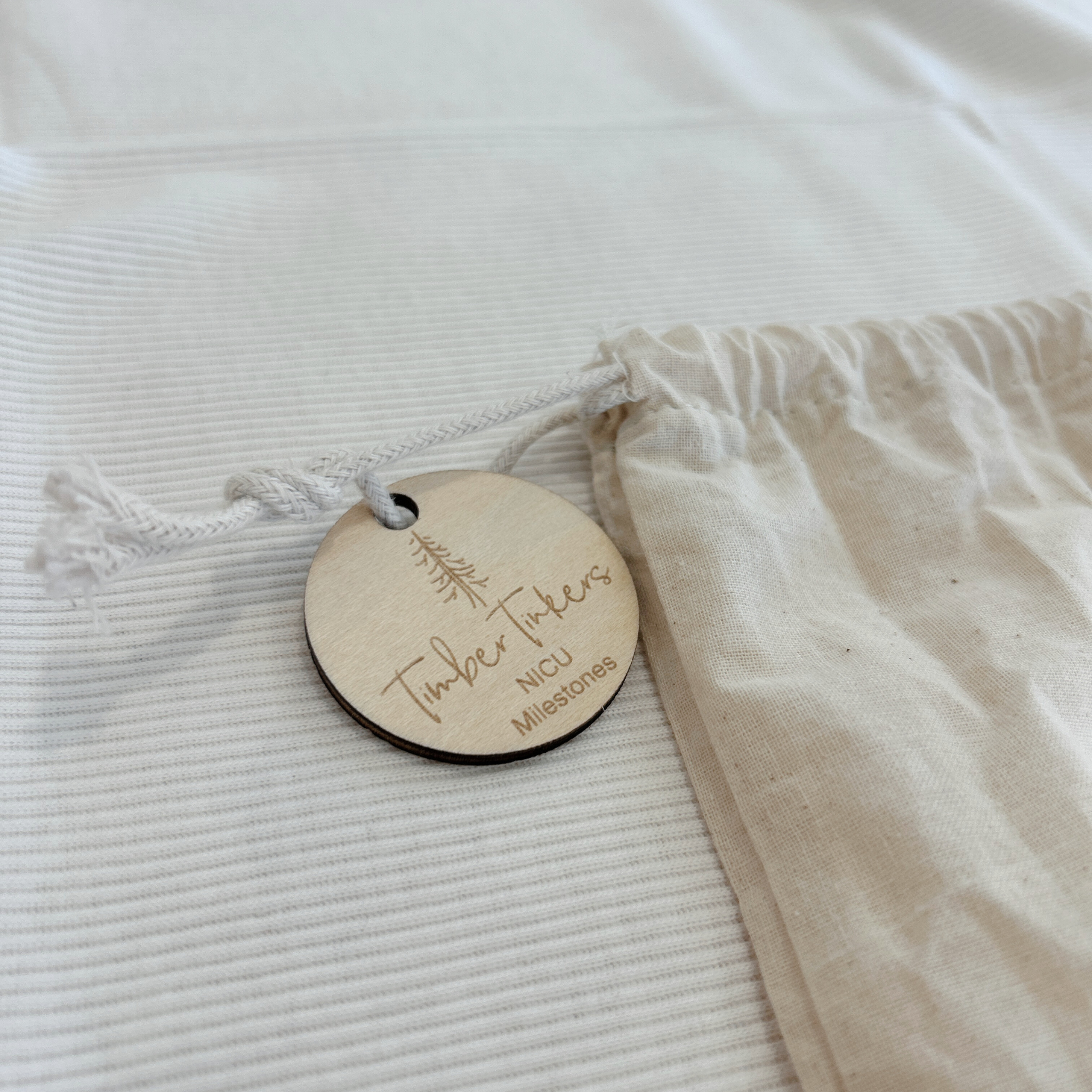 Premature Baby & NICU Wooden Milestone Plaque Set (13 Discs)