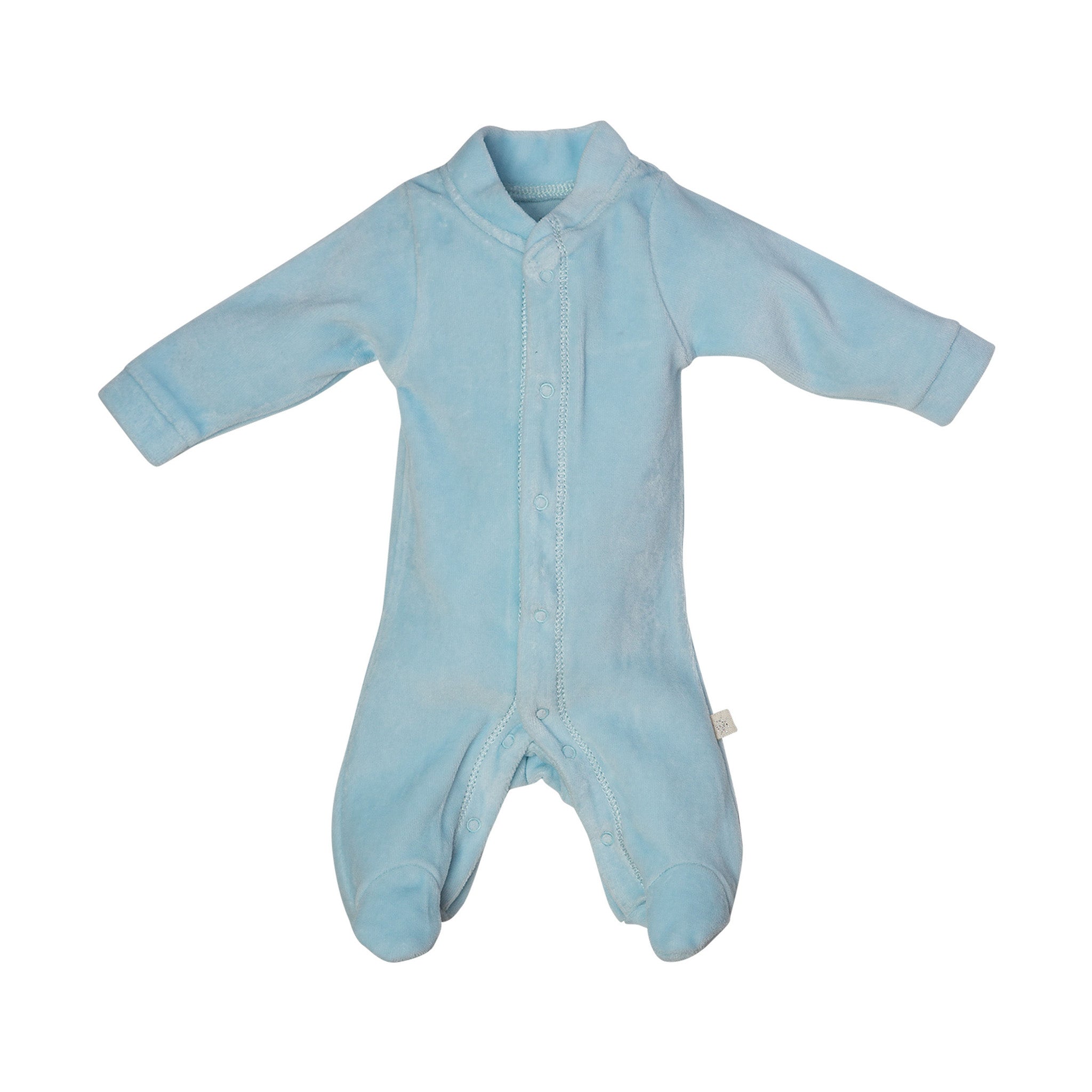 Velour Press Stud Onesie