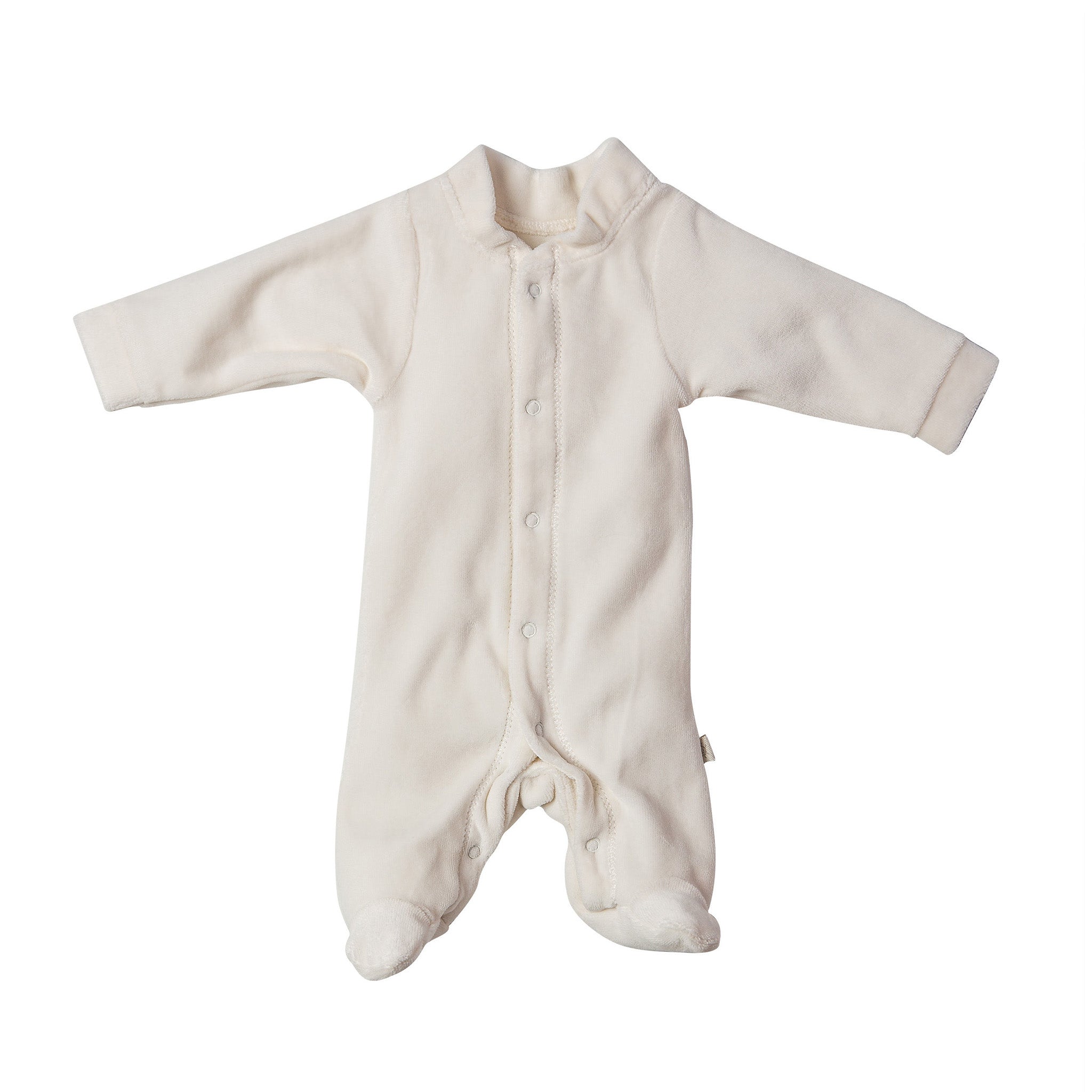 Velour Press Stud Onesie