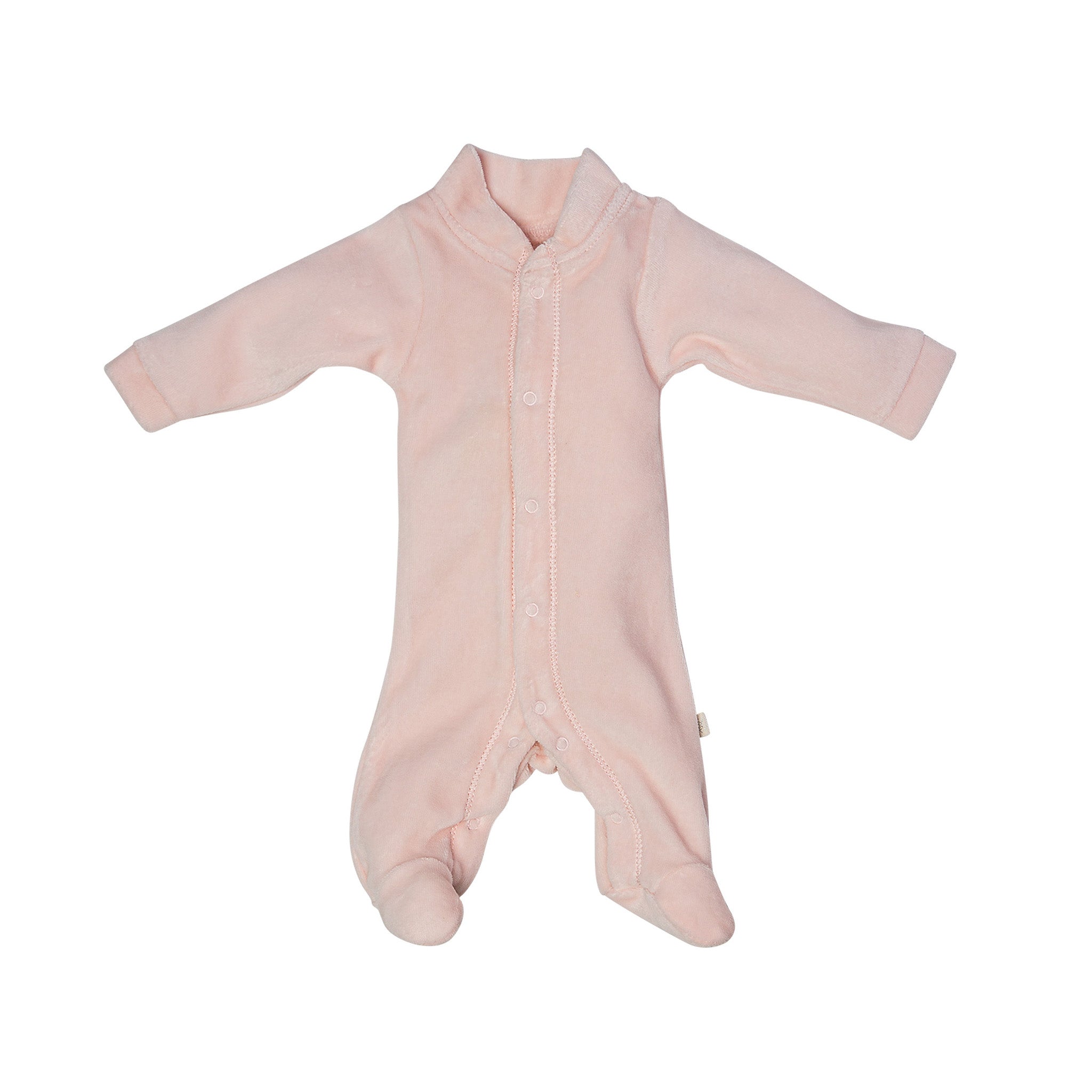 Velour Press Stud Onesie