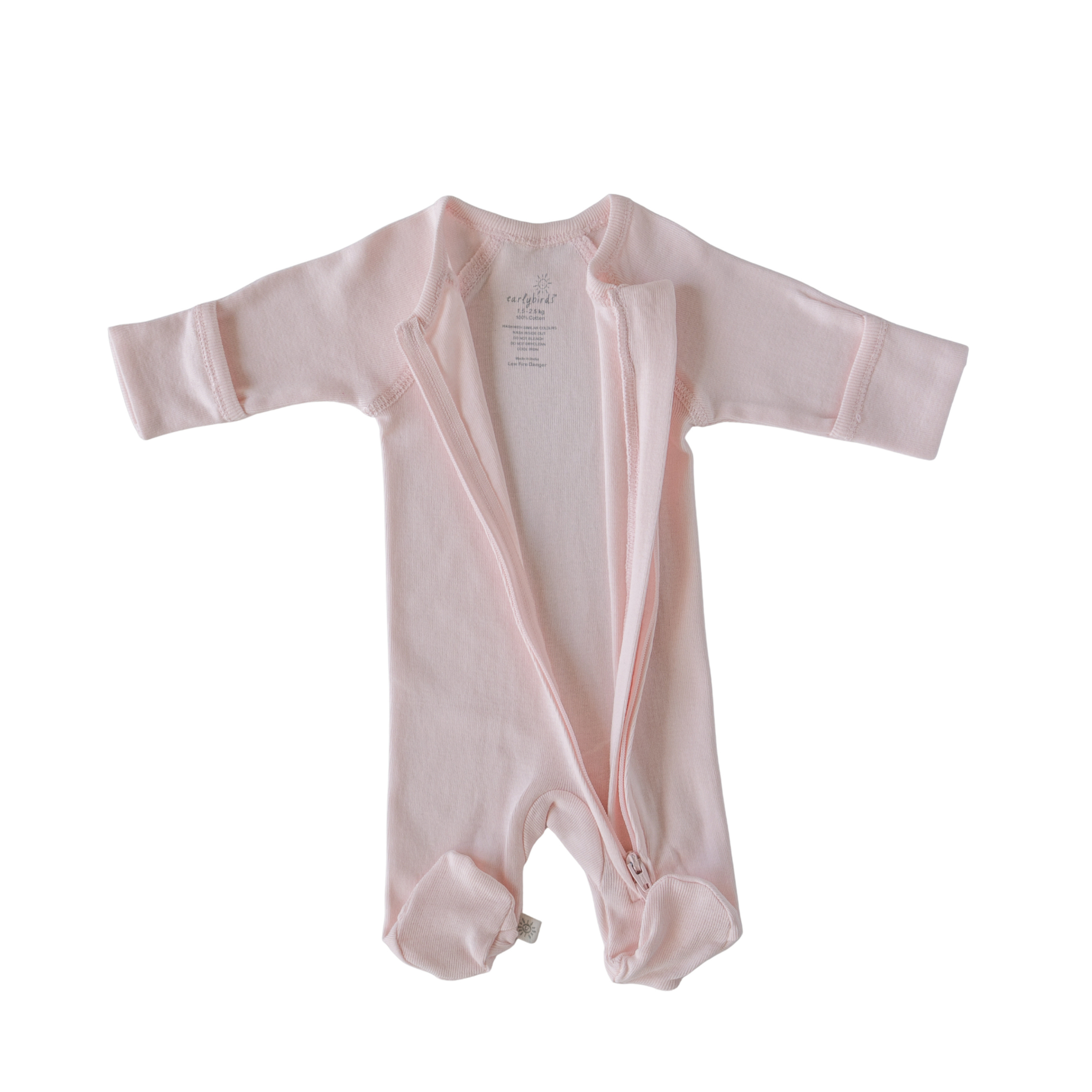 Zip Onesie in Plain Fabric