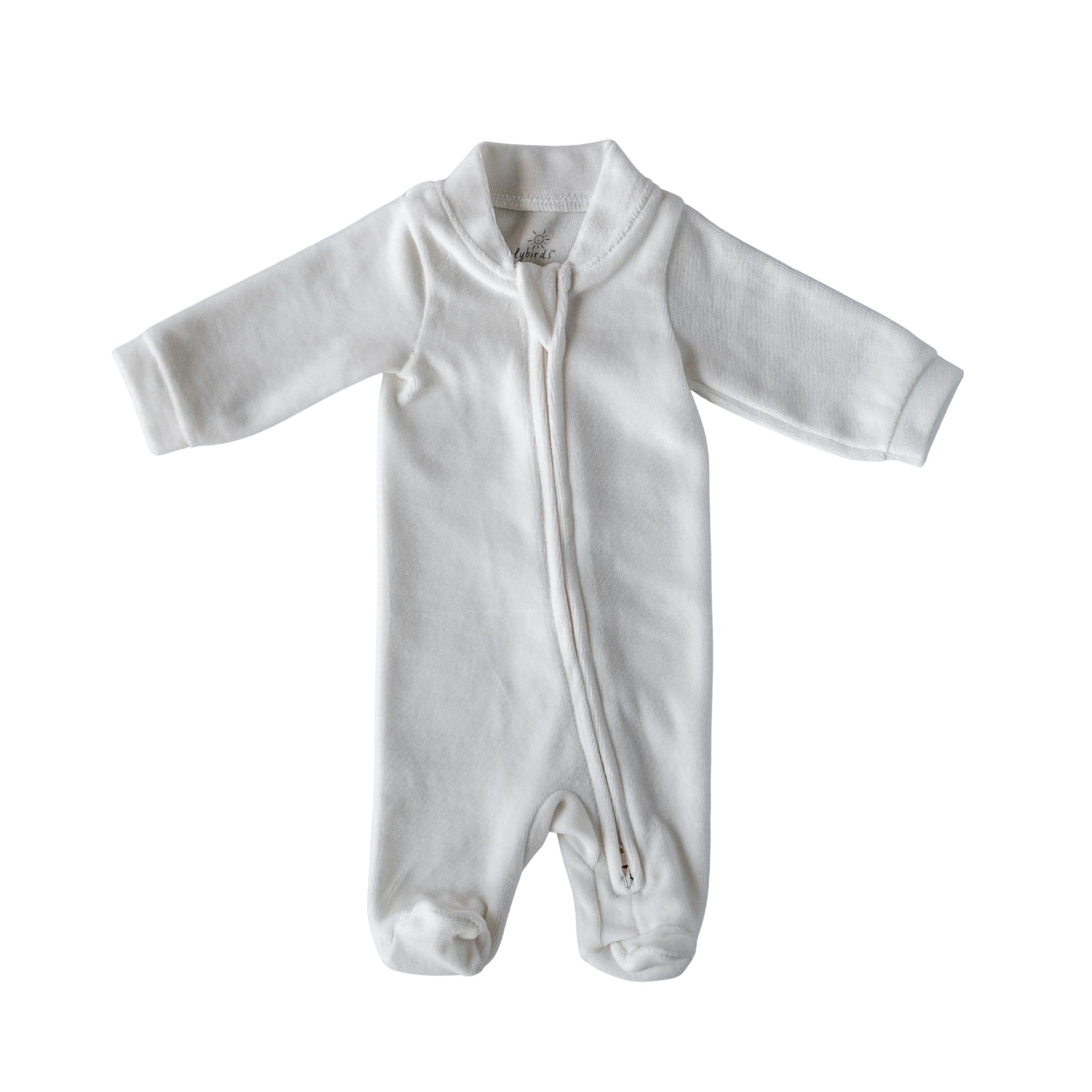 Velour Zip Onesie